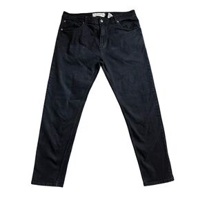 Jeanimus Black Denim Jeans Straight Leg Classic Fit Men’s Size 40x32
